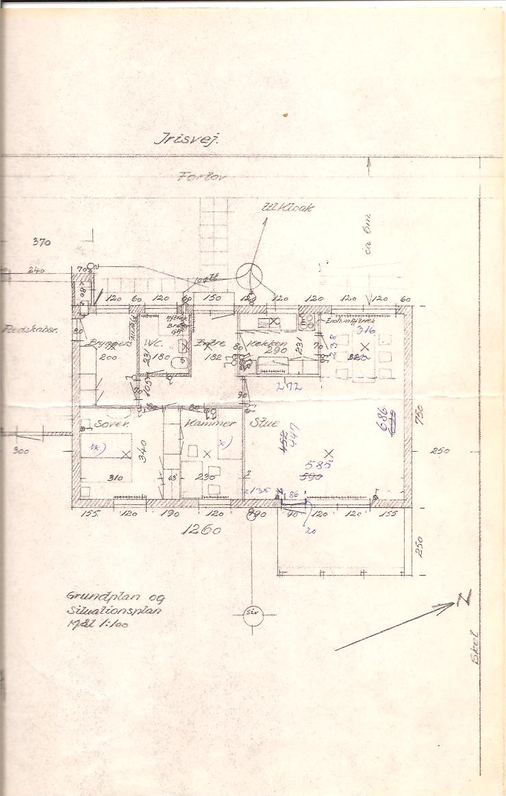 Ane Mortensens (f. Hansen) hus p� Irisvej
